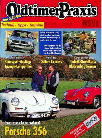 Deckblatt Oldtimer Praxis (04/2001)